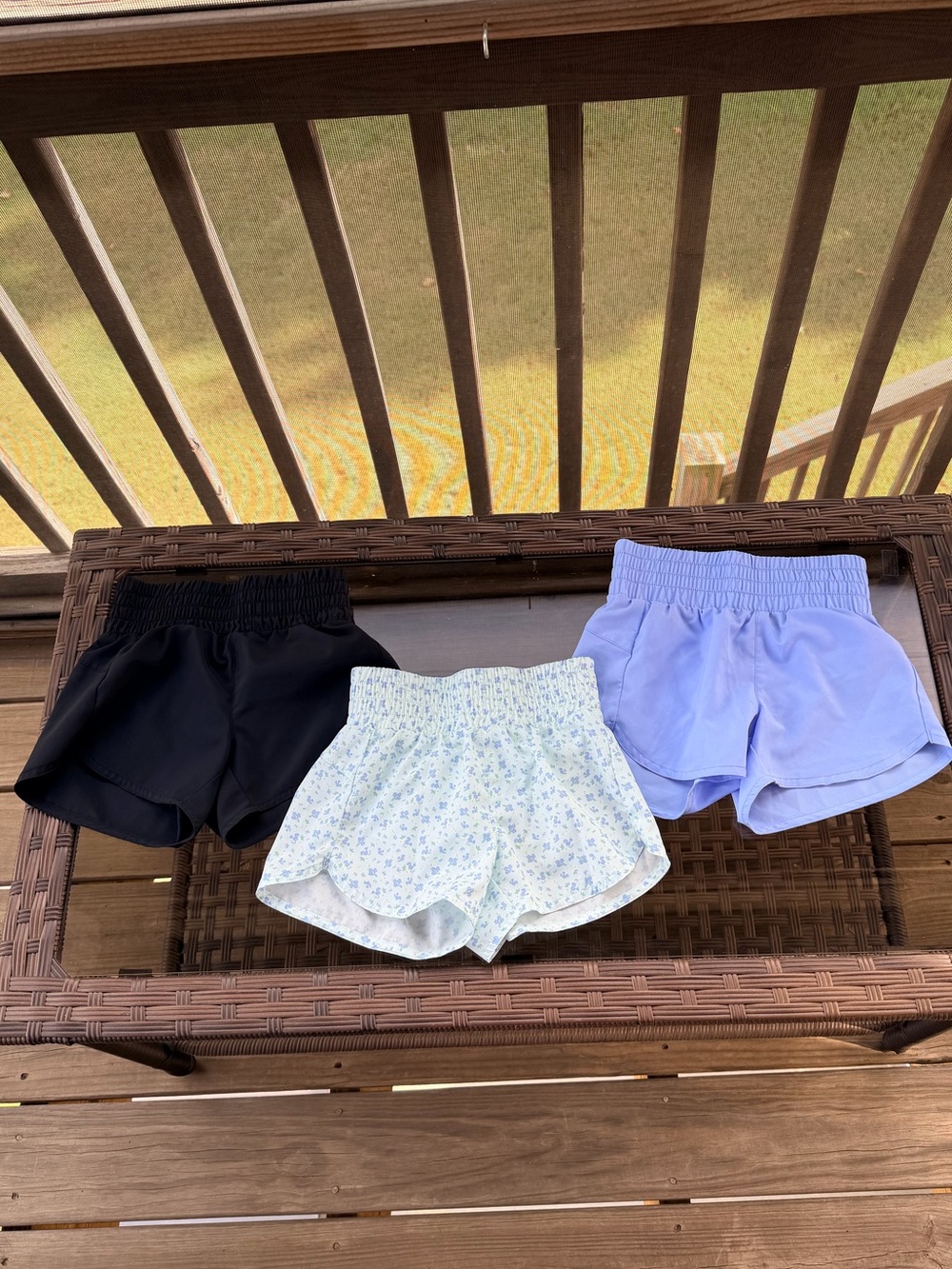 Old Navy Girls Elastic-Waist Casual Shorts Trio Size Small